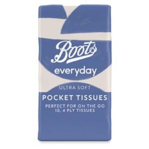 Boots Everyday Soft Tissues 4ply Pocket Pack