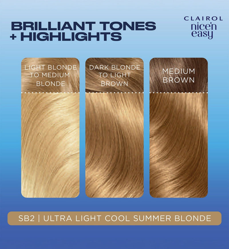 Clairol Ultra Light Summer Blonde hair dye 177ml, imported from the UK