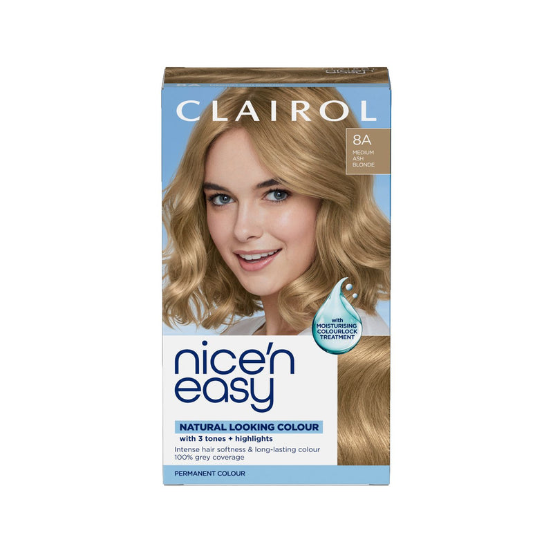 Clairol Permanent Hair Dye Medium Ash Blonde 177ml - British product