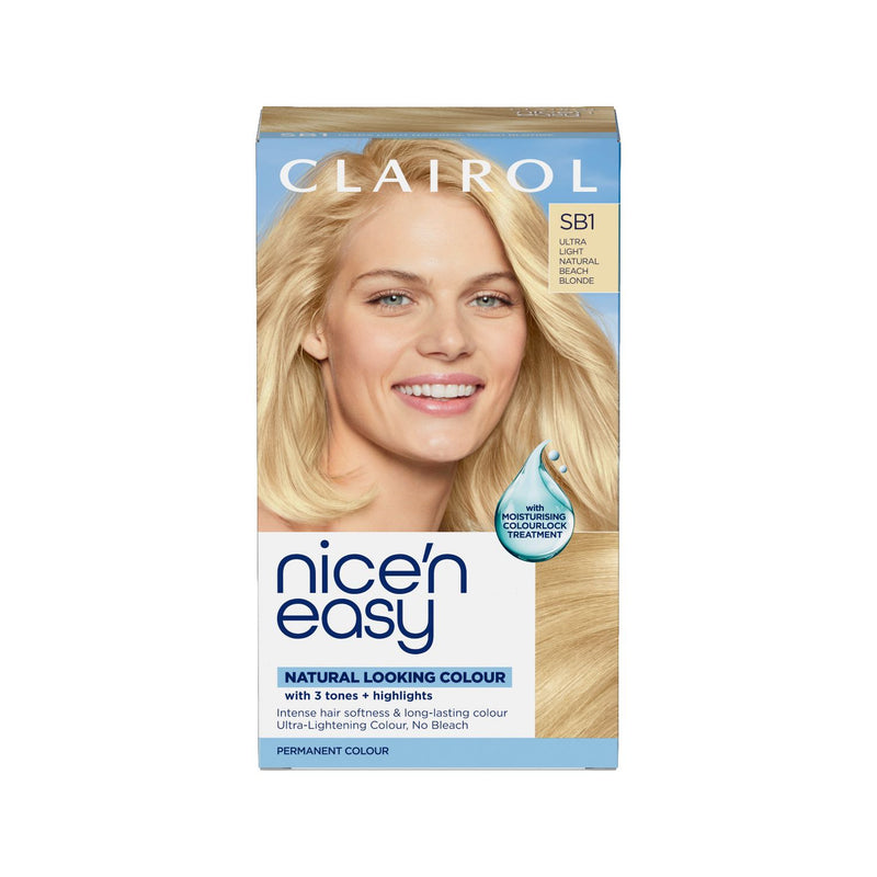 Clairol Nice'n Easy blonde hair dye Ultra Light 177ml - British product