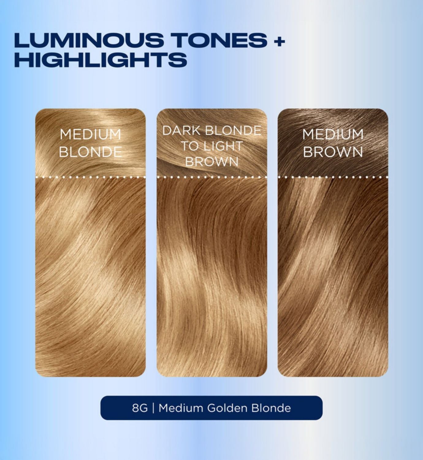 Clairol Nice'n Easy Medium Golden Blonde hair dye 177ml, imported from the UK