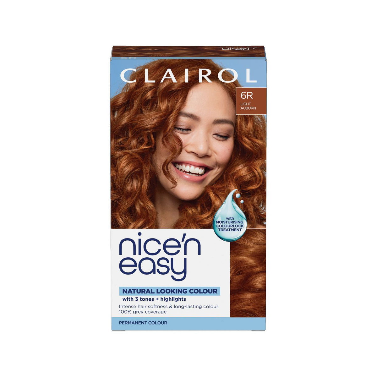 Clairol Nice'n Easy Light Auburn hair dye 177ml - British product