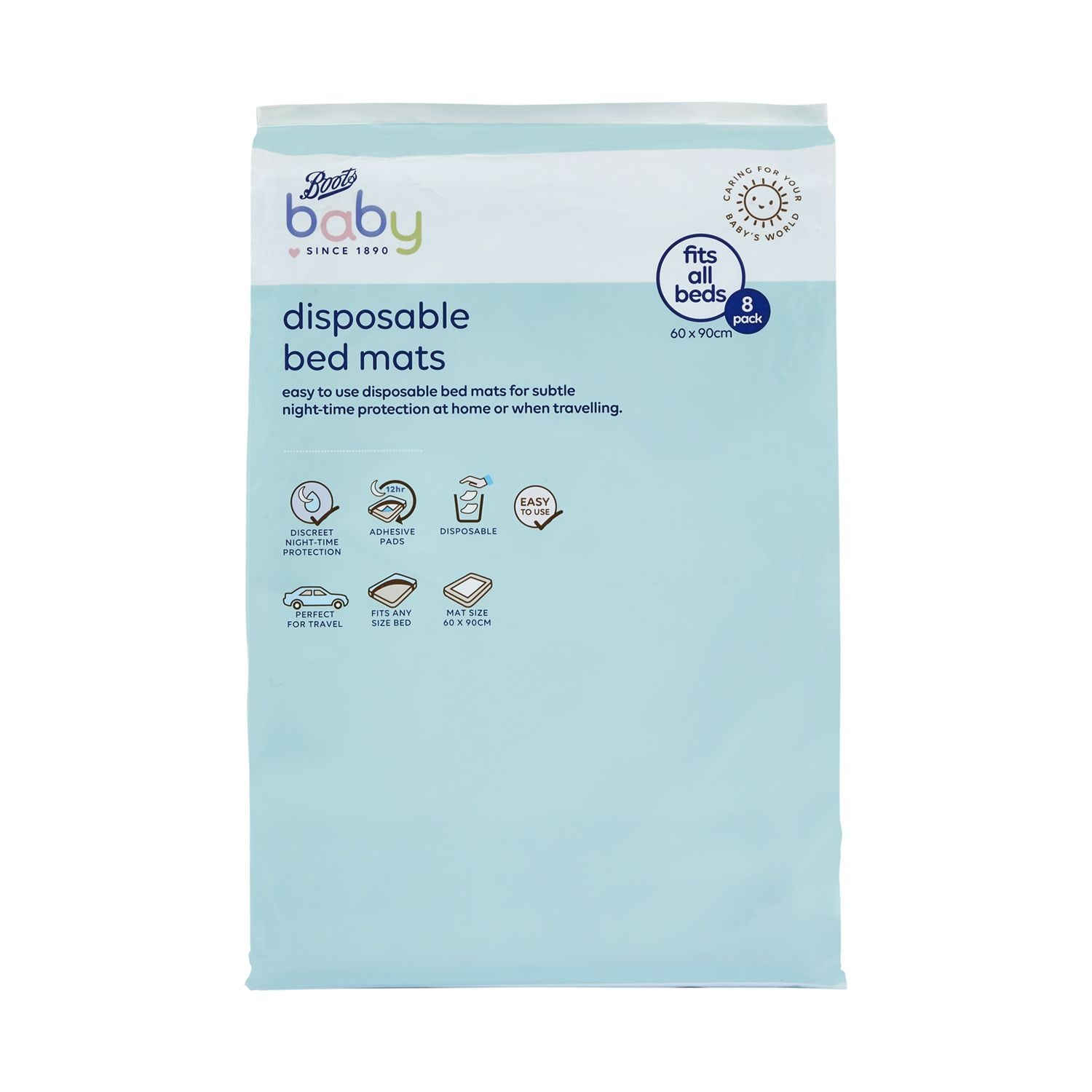 Boots Baby Disposable Bed Mats 60cm x 90cm - British product