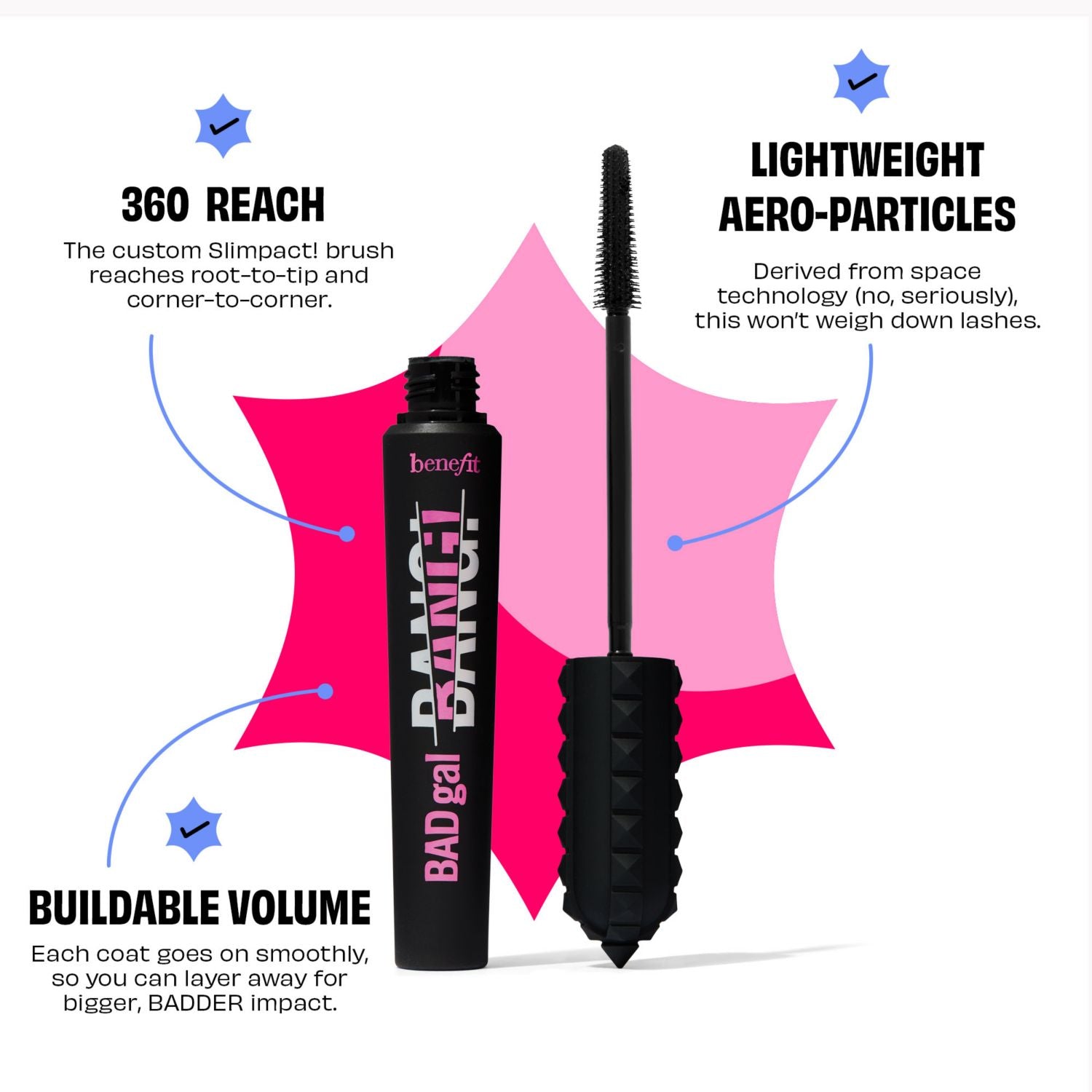 Benefit BADgal Bang volumising mascara - British product