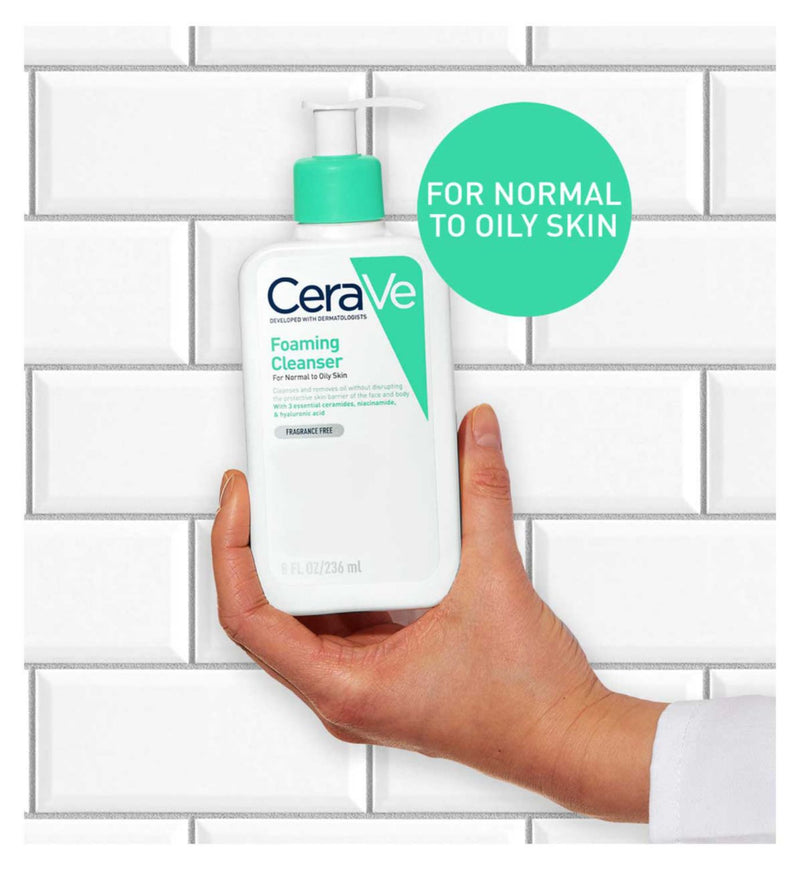 CeraVe foaming cleanser niacinamide 236ml - British product
