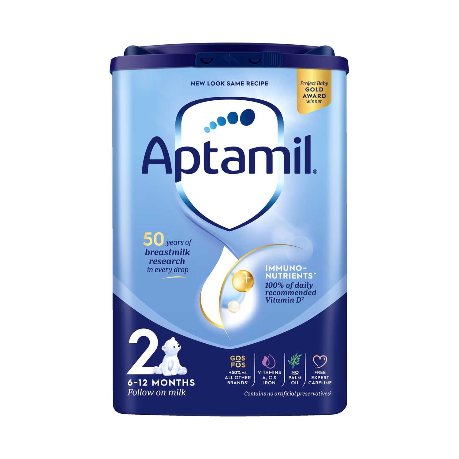 Aptamil Follow On Baby Milk Formula Powder 800g - British product