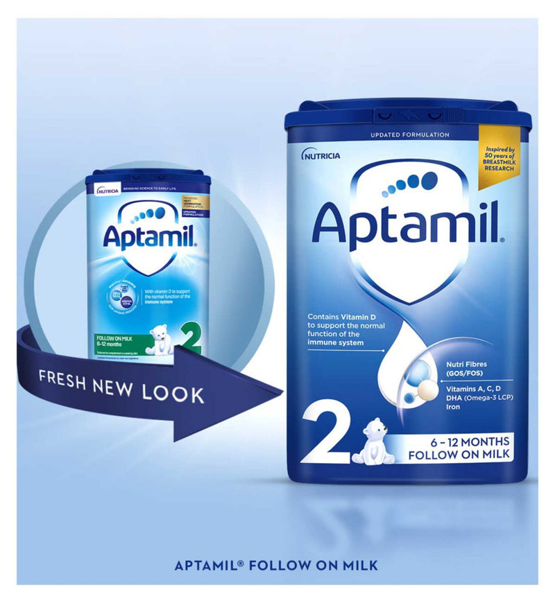 Aptamil Follow On Baby Milk Formula Powder 800g - British product