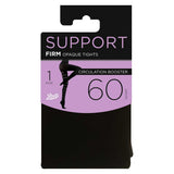 Boots Firm Support 60 Denier Opaque Tights 1 pair pack Black Small
