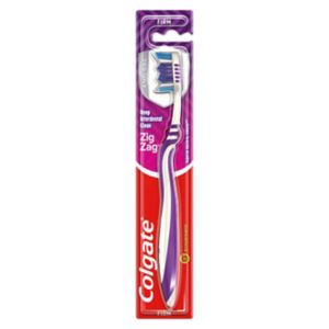 Colgate ZigZag Firm Cross-Bristle Manual Toothbrush - British product