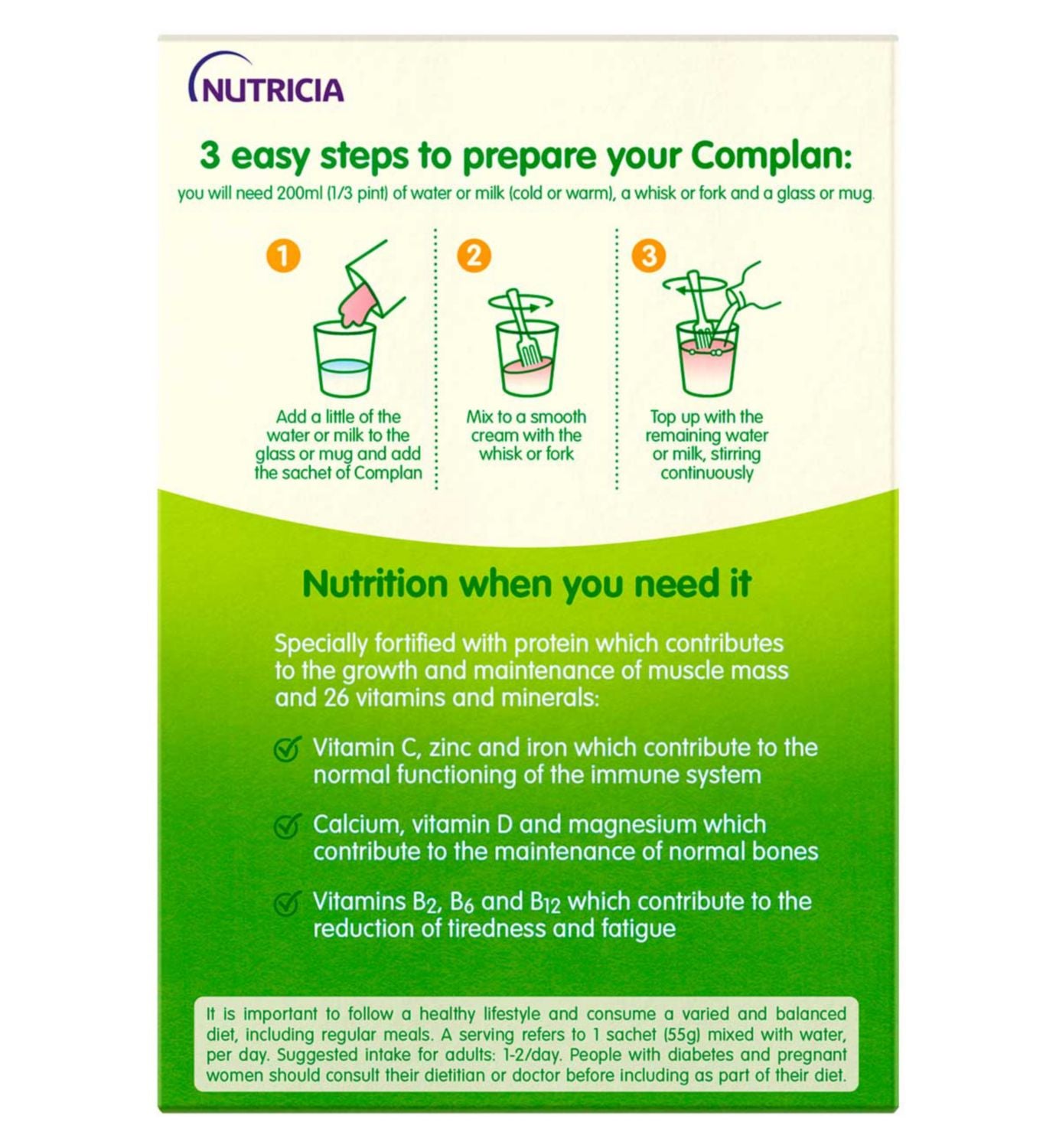 Complan Strawberry Nutritional Drink Mix 16 Sachets - British product
