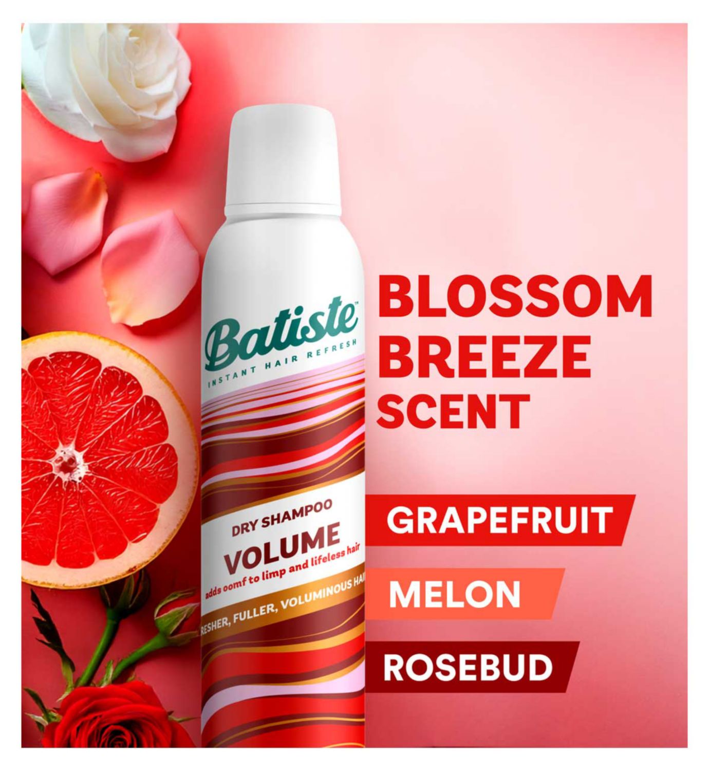 Batiste volumising dry shampoo spray bottle 200ml - British product