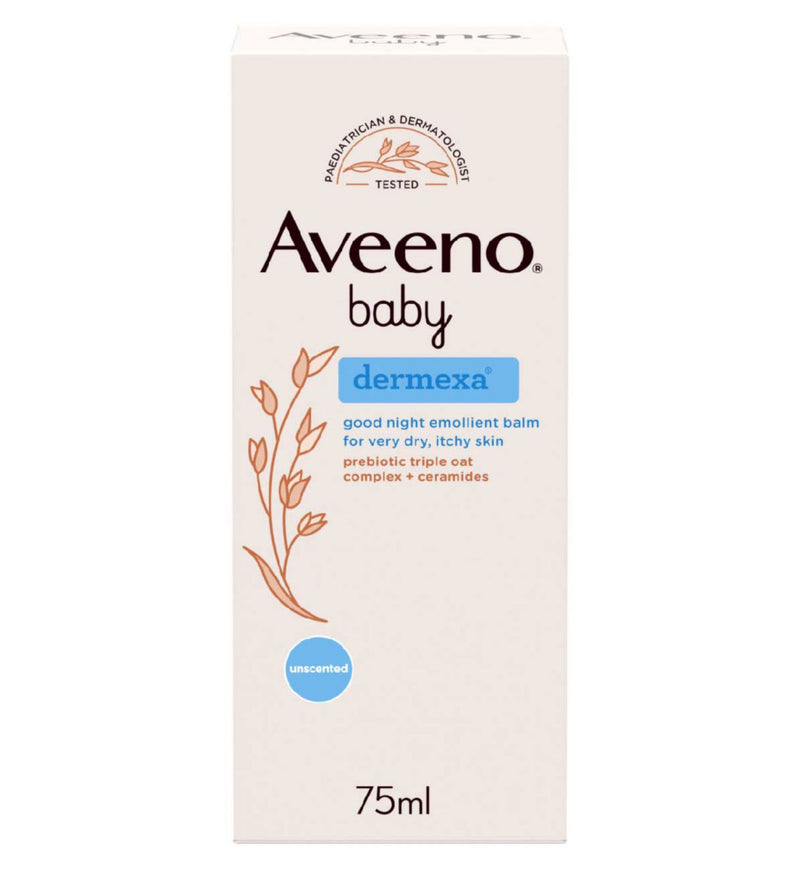 Aveeno Baby Dermexa Good Night Emollient Balm 75ml - British product
