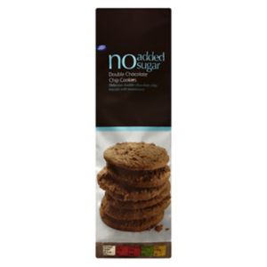 Boots No Added Sugar Double Chocolate Chip Cookies 150g