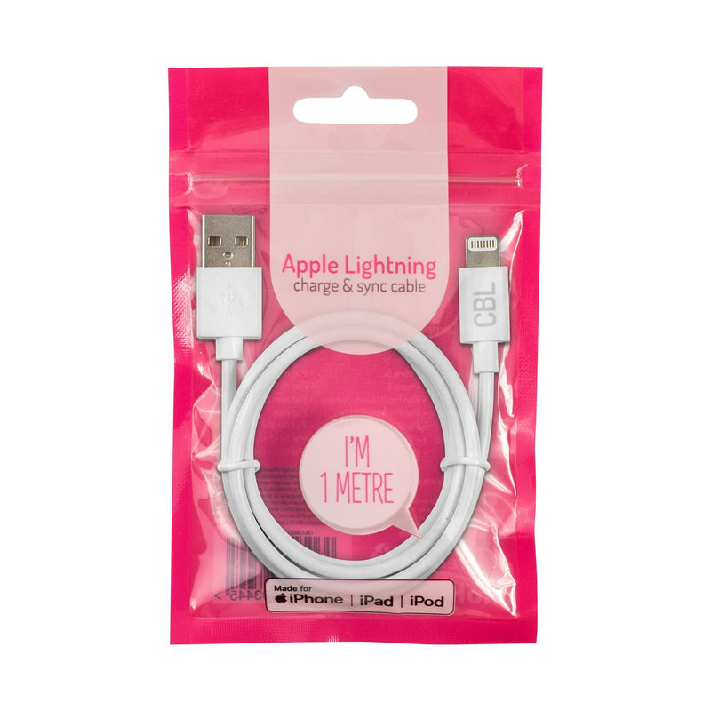 White Lightning Cable 1.2 meter length, imported from the UK