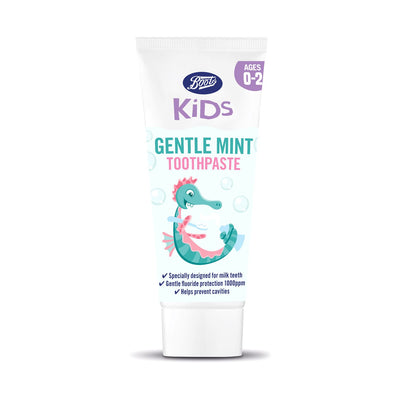 Boots Kids Mint Toothpaste 0-2 Years Baby Care 75ml