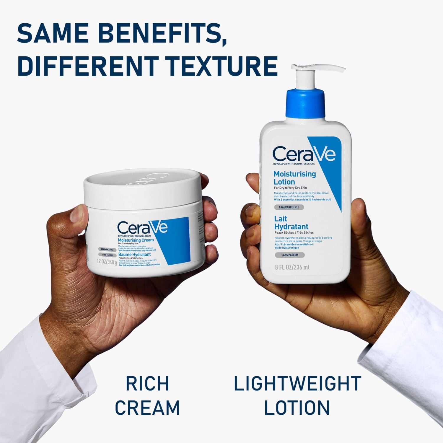 CeraVe Moisturising Cream with Hyaluronic Acid 340g - British product