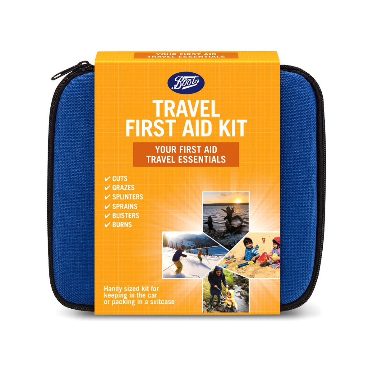 Boots Travel First Aid Kit Essential Supplies - British product