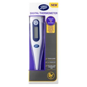 Boots Digital Thermometer with included storage case - British product