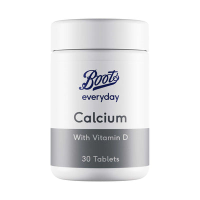 Supplément alimentaire Calcium et Vitamine D quotidien Boots 30 comprimés