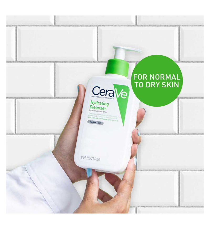 CeraVe hydrating cleanser with hyaluronic acid 473ml - British product
