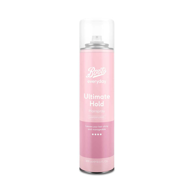 Boots unperfumed hairspray Maximum Hold 300ml - British product