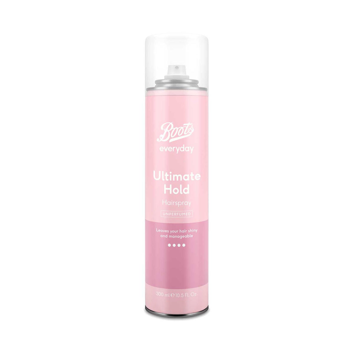 Boots unperfumed hairspray Maximum Hold 300ml - British product