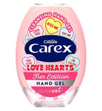 Carex Fun Editions Love Hearts Antibacterial Hand Sanitiser Gel 50ml
