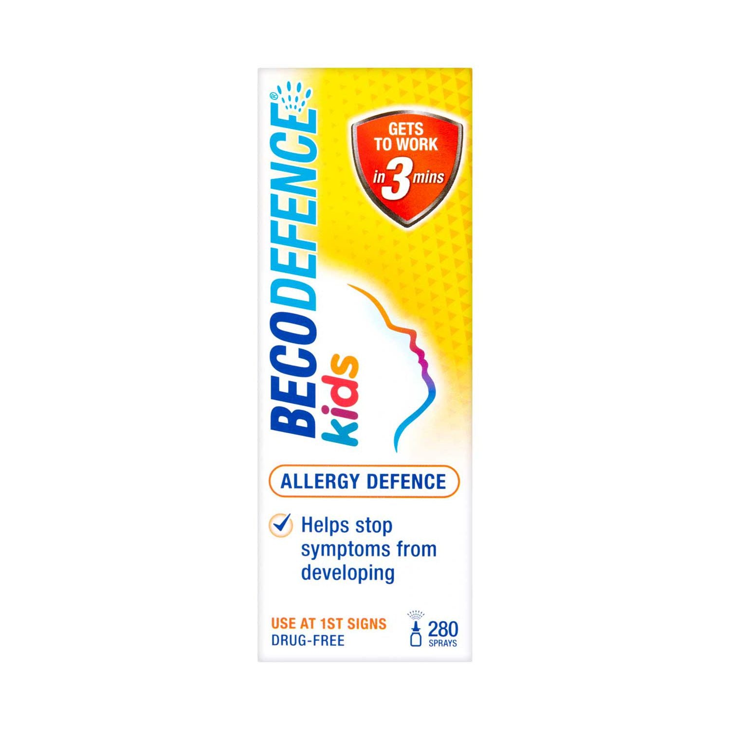 Becodefence Kids Allergy Defence Nasal Spray 280 sprays - British product