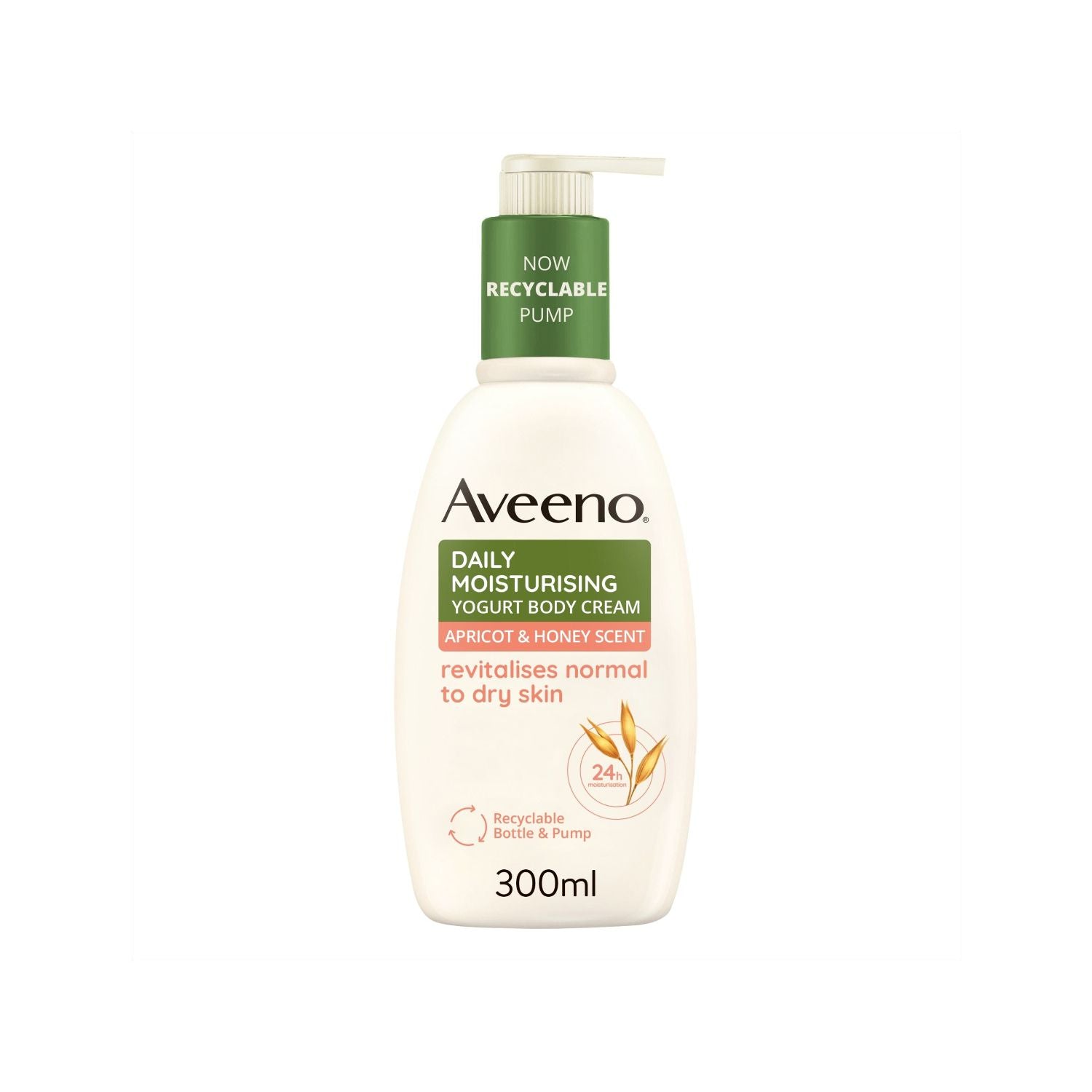 Aveeno Daily Yogurt Body Cream Apricot Honey 300ml - British product