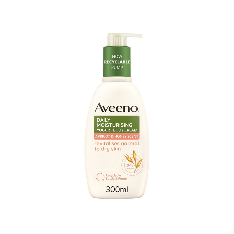 Aveeno Daily Yogurt Body Cream Apricot Honey 300ml - British product