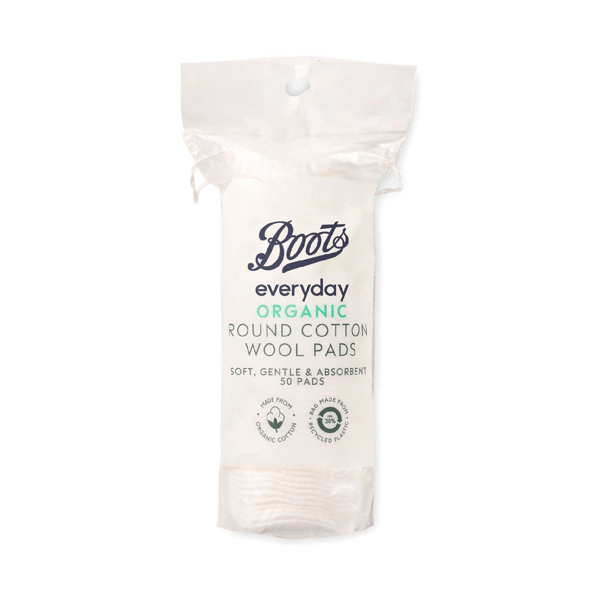 Boots Cotton Wool Pads Round 50 pads - British product
