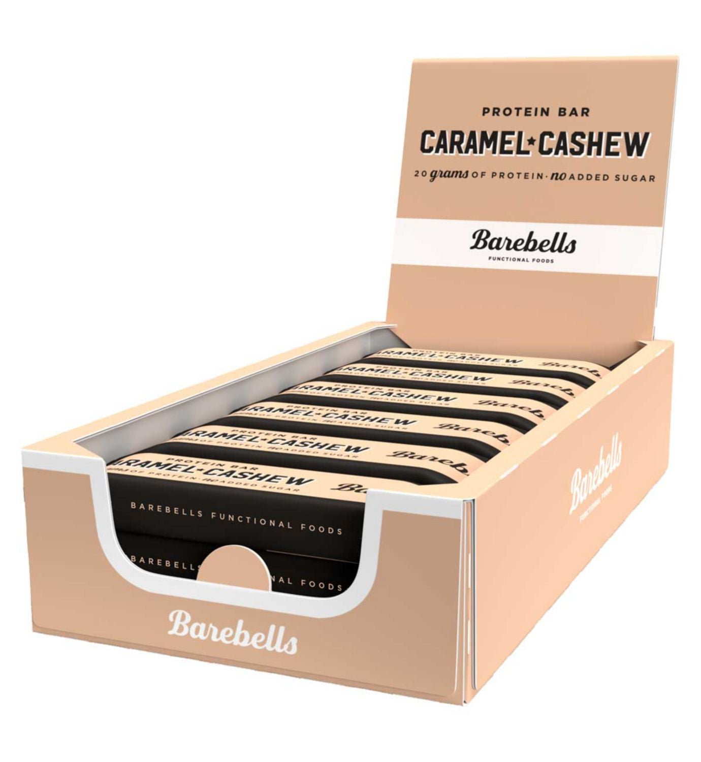 Barebells protein bar caramel cashew 55g - British product