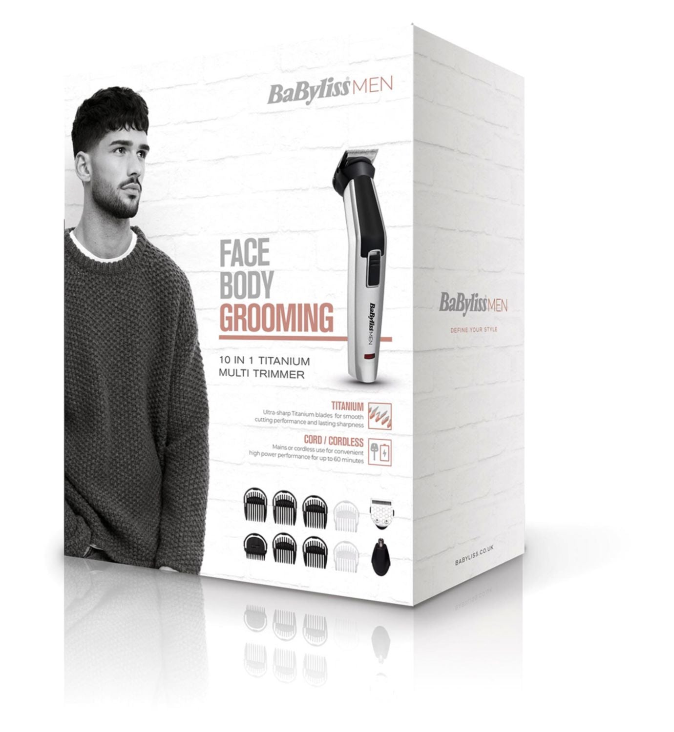 BaByliss 10 in 1 Titanium Multi Trimmer - British product