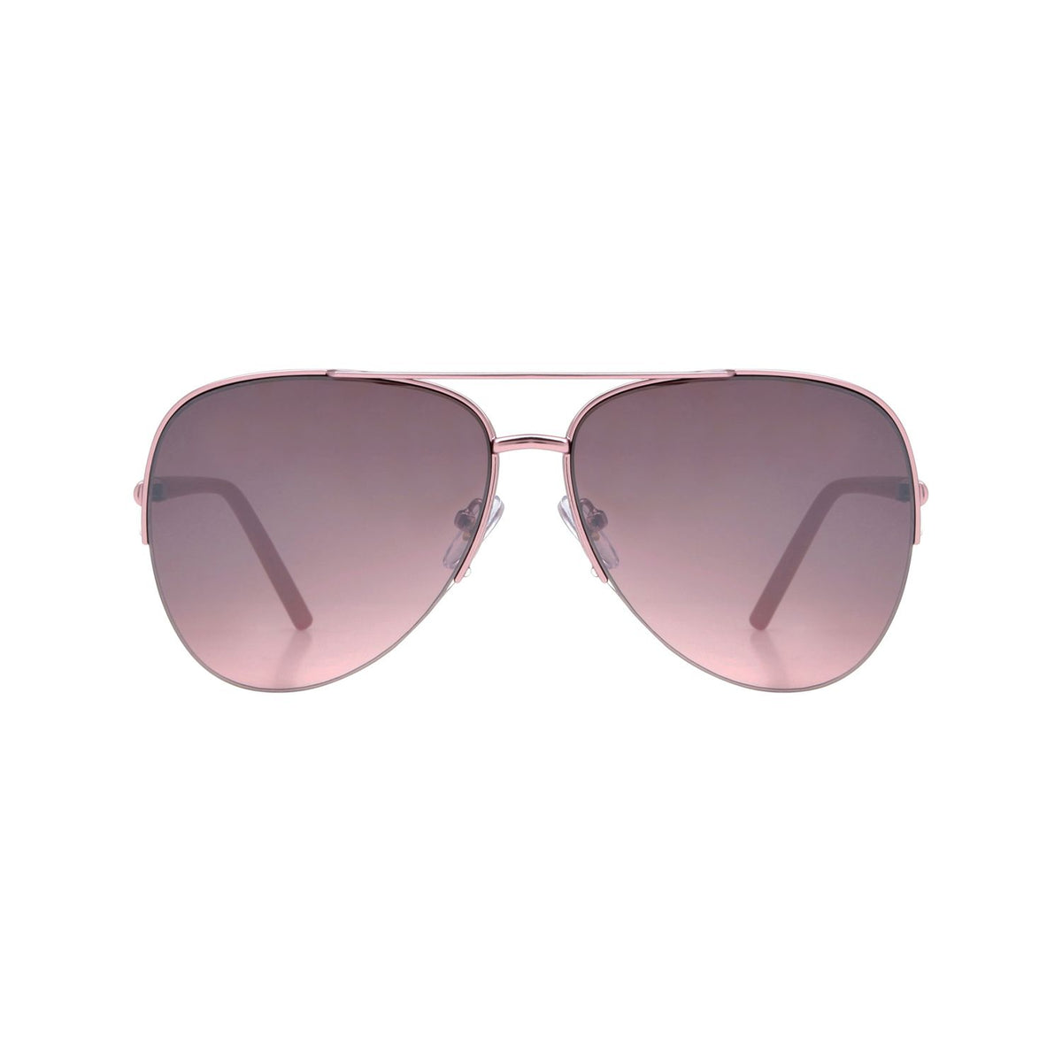 Boots Ladies Fashion pink semi-rimless sunglasses with gradient lenses - British product