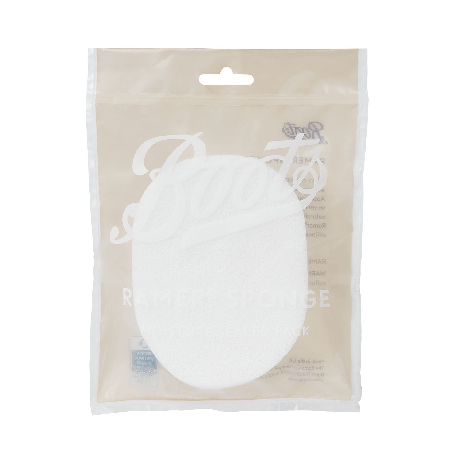 Ramer soft white sponge face cleansing - British product