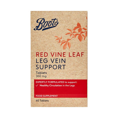 Boots Red Vine Leaf Leg Vein Support Tablets 60