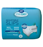 Boots Staydry Adjustable Incontinence Slips With Tape Fixation - British product