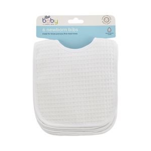 Boots Baby newborn bibs 6 pack soft and durable - British product