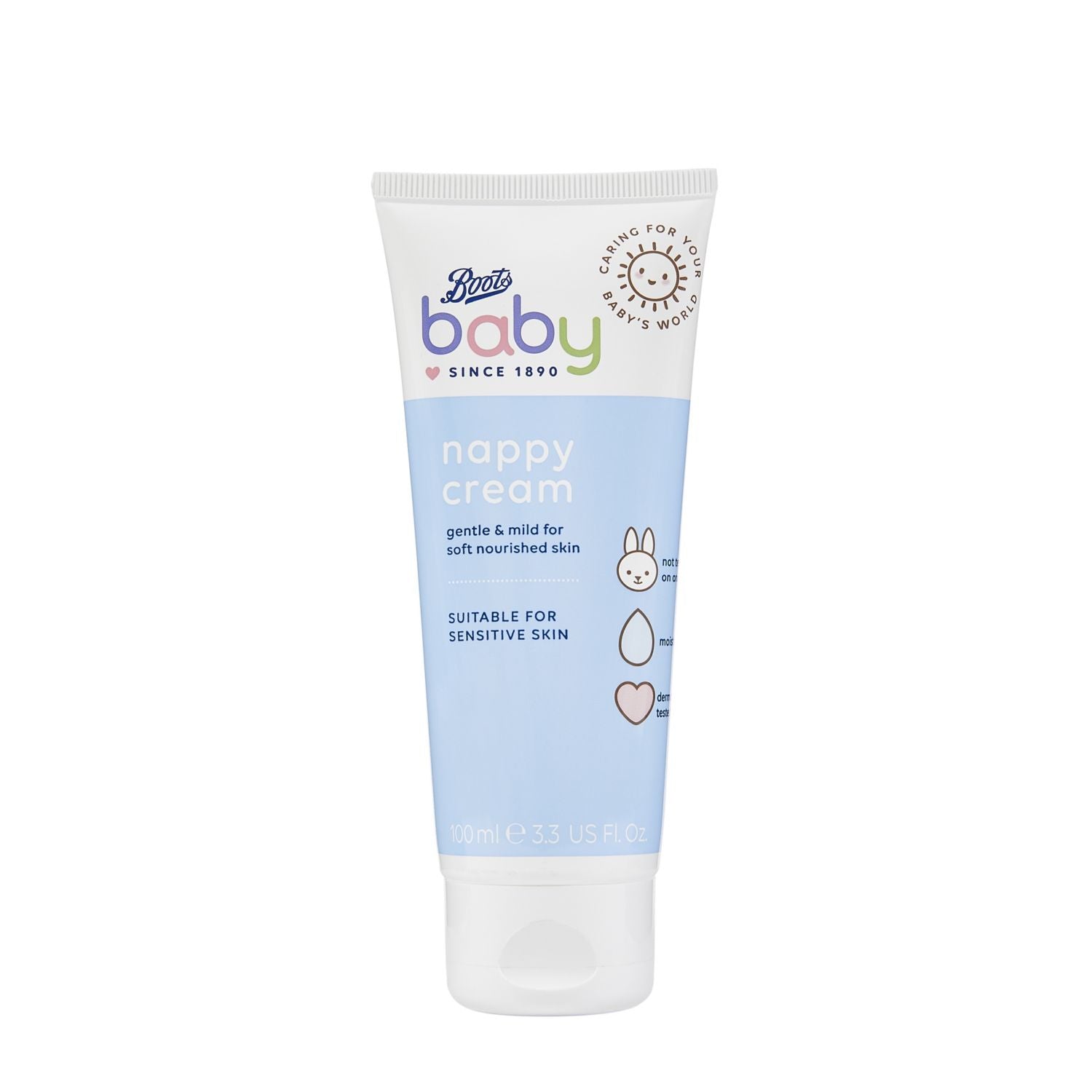 Boots Baby Moisturising Nappy Cream 100ml - British product