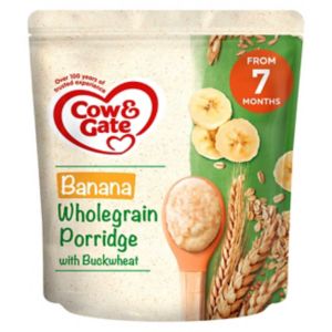 Cow & Gate banana wholegrain porridge baby cereal 200g, UK version