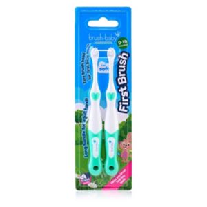 Brush-Baby First Brush 2 pack - British product