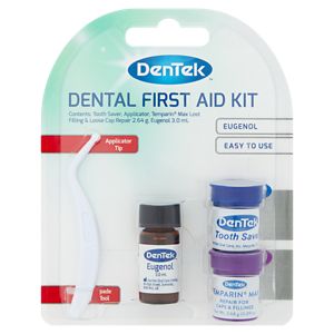DenTek Dental First Aid Kit Twin Pack, imported from the UK