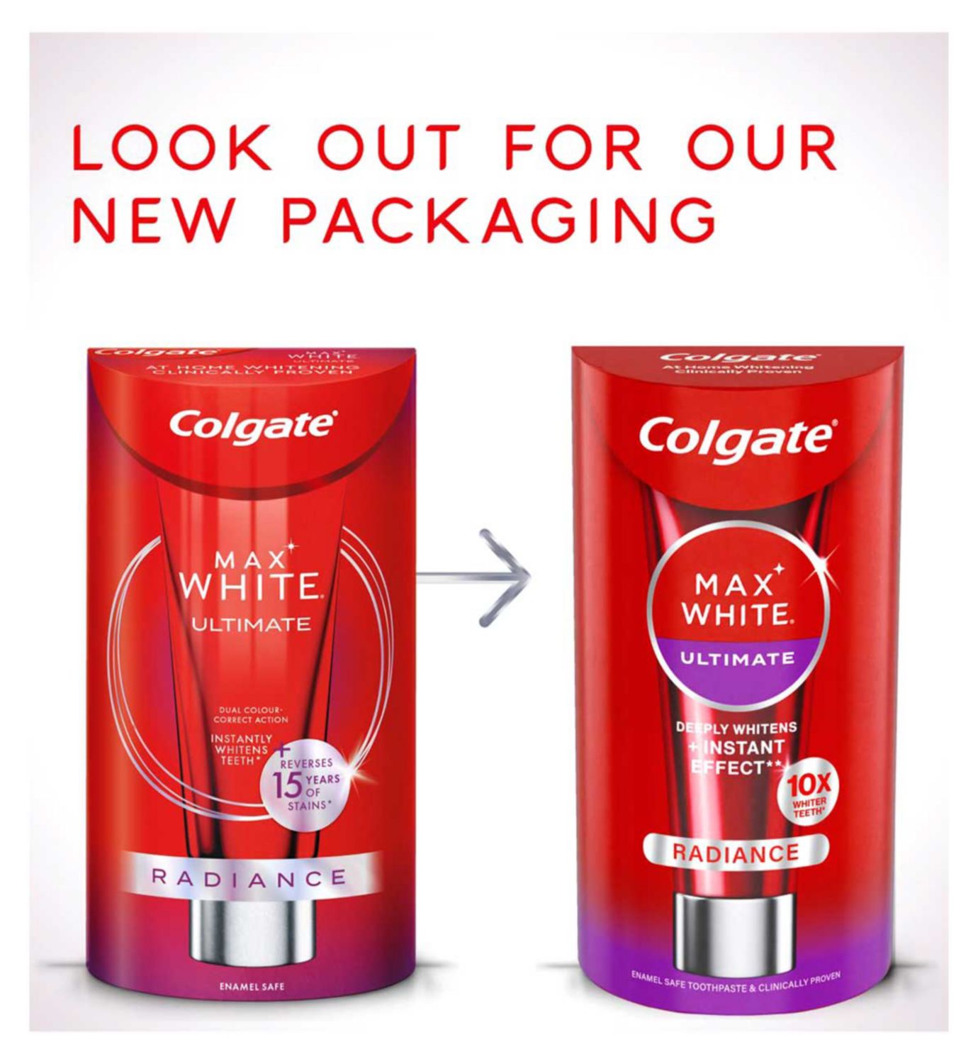 Colgate Max White Ultimate Radiance Whitening Toothpaste 75ml - British product