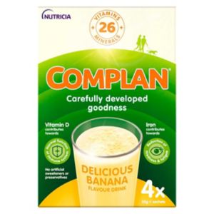 Sachet boisson nutritionnelle Complan Banane 4x55g