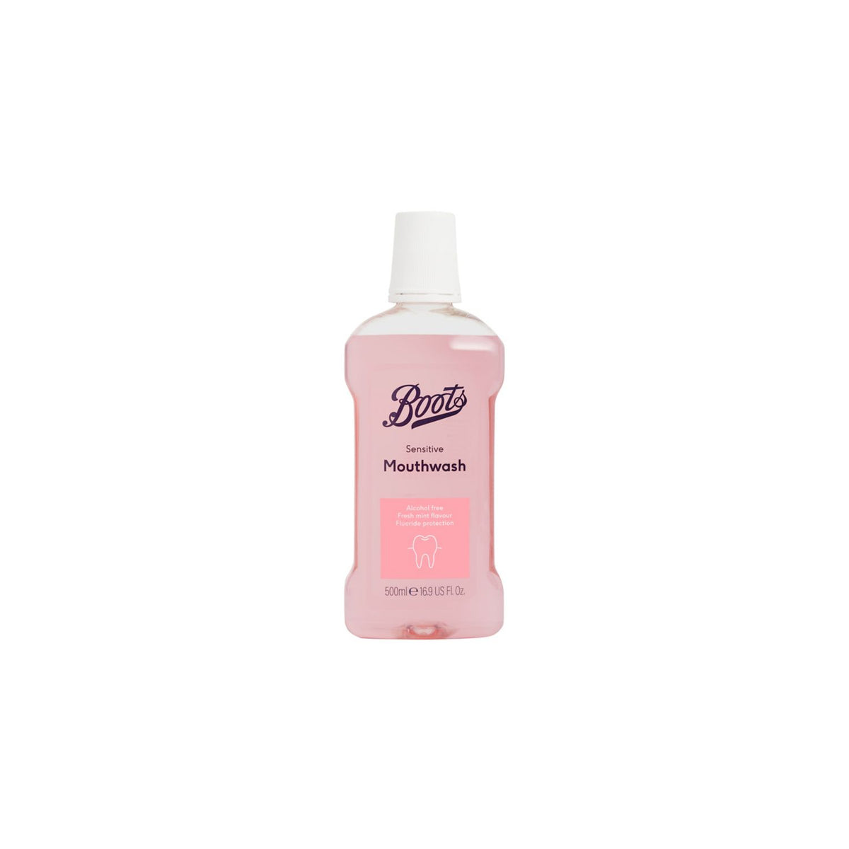 Boots sensitive mouthwash Fresh Mint 500ml - British product