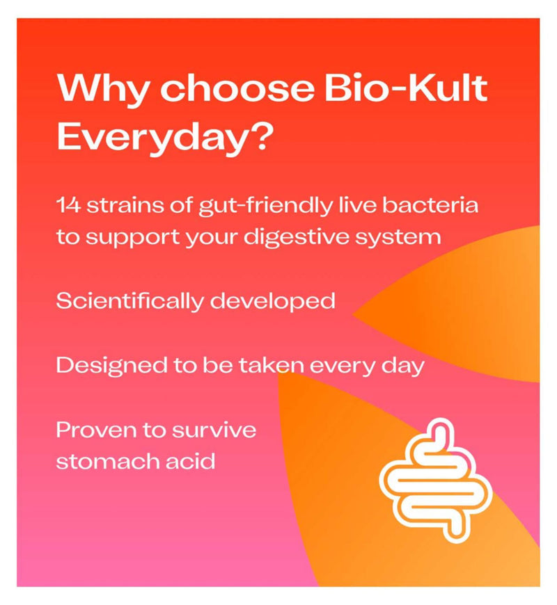 Bio-Kult Everyday Gut Supplement 60 capsules - British product