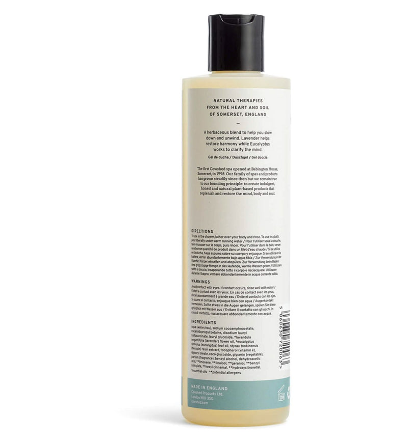 Cowshed Relax Calming Gel Lavender Eucalyptus 300ml - British product