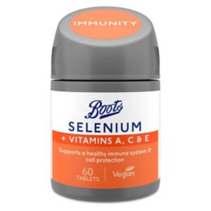 Boots Selenium tablets with Vitamins A C E 60 Tablets - British product