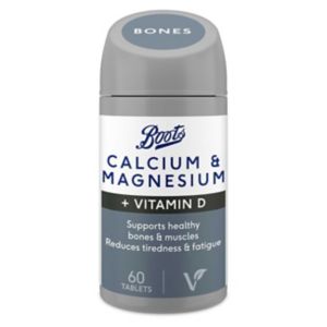 Boots Calcium + Magnesium 60 tablets - British product