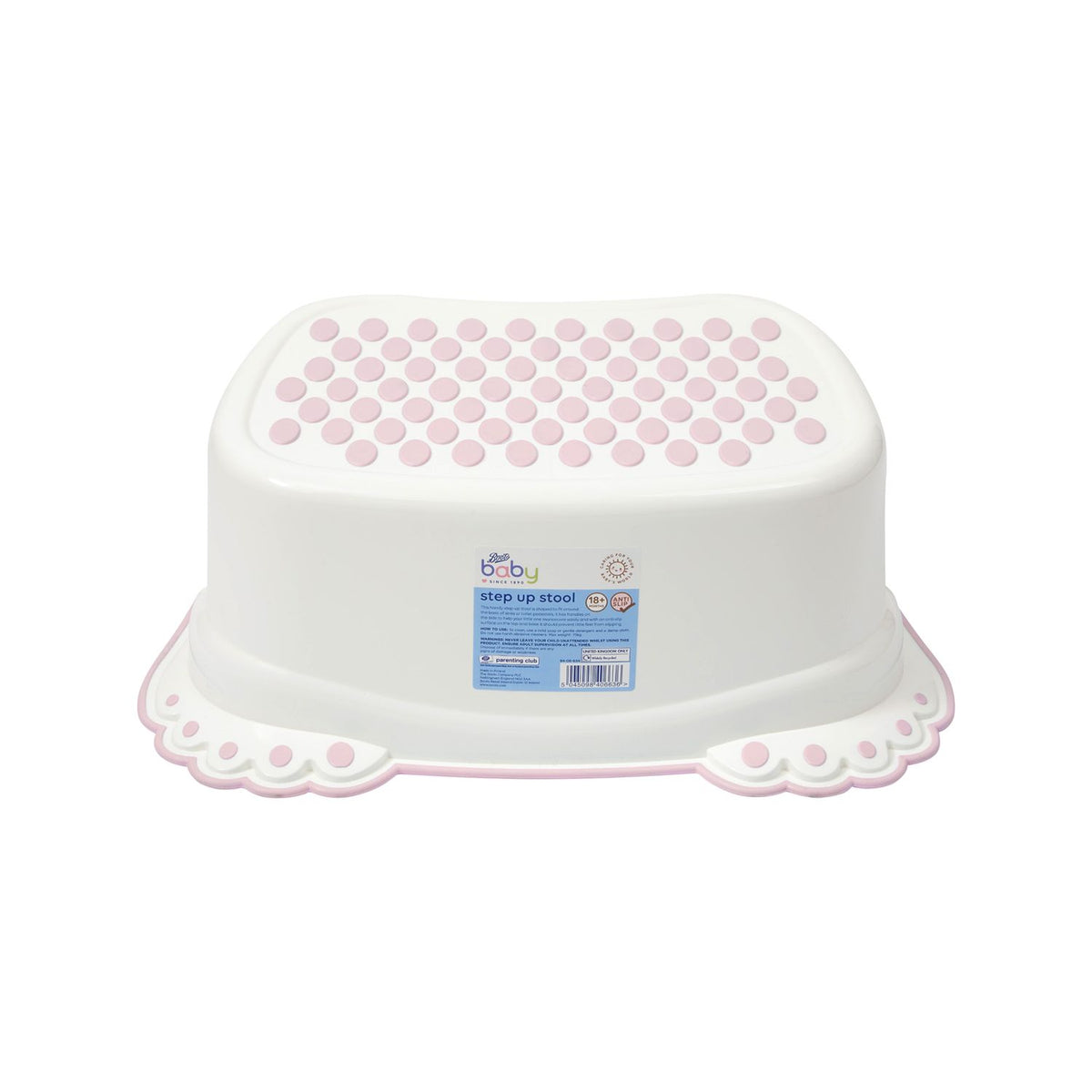 Boots Baby Step Up Stool Pink bathroom version - British product
